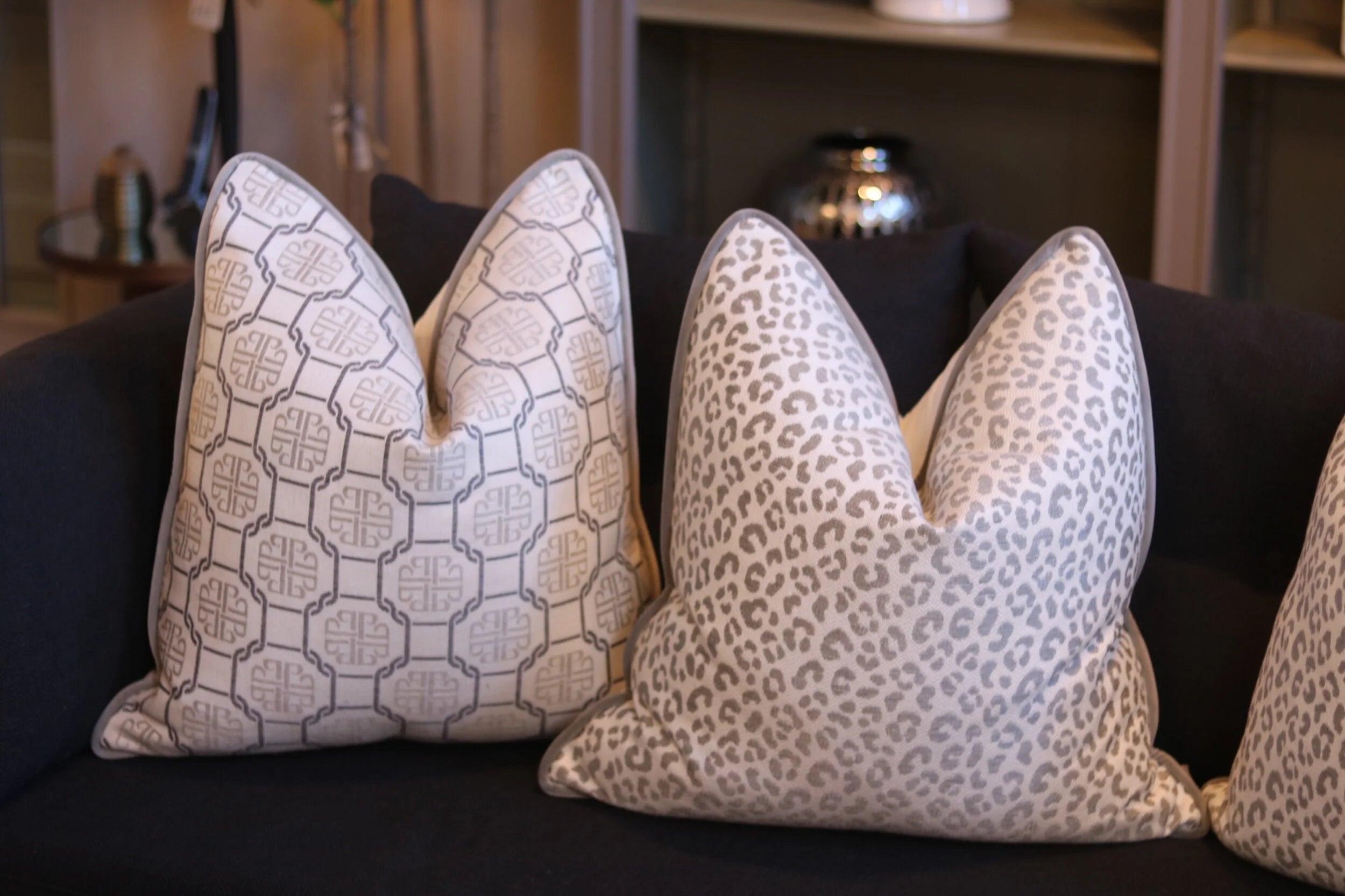 Andrew Martin ‘Wild Cat Storm’ Cushion