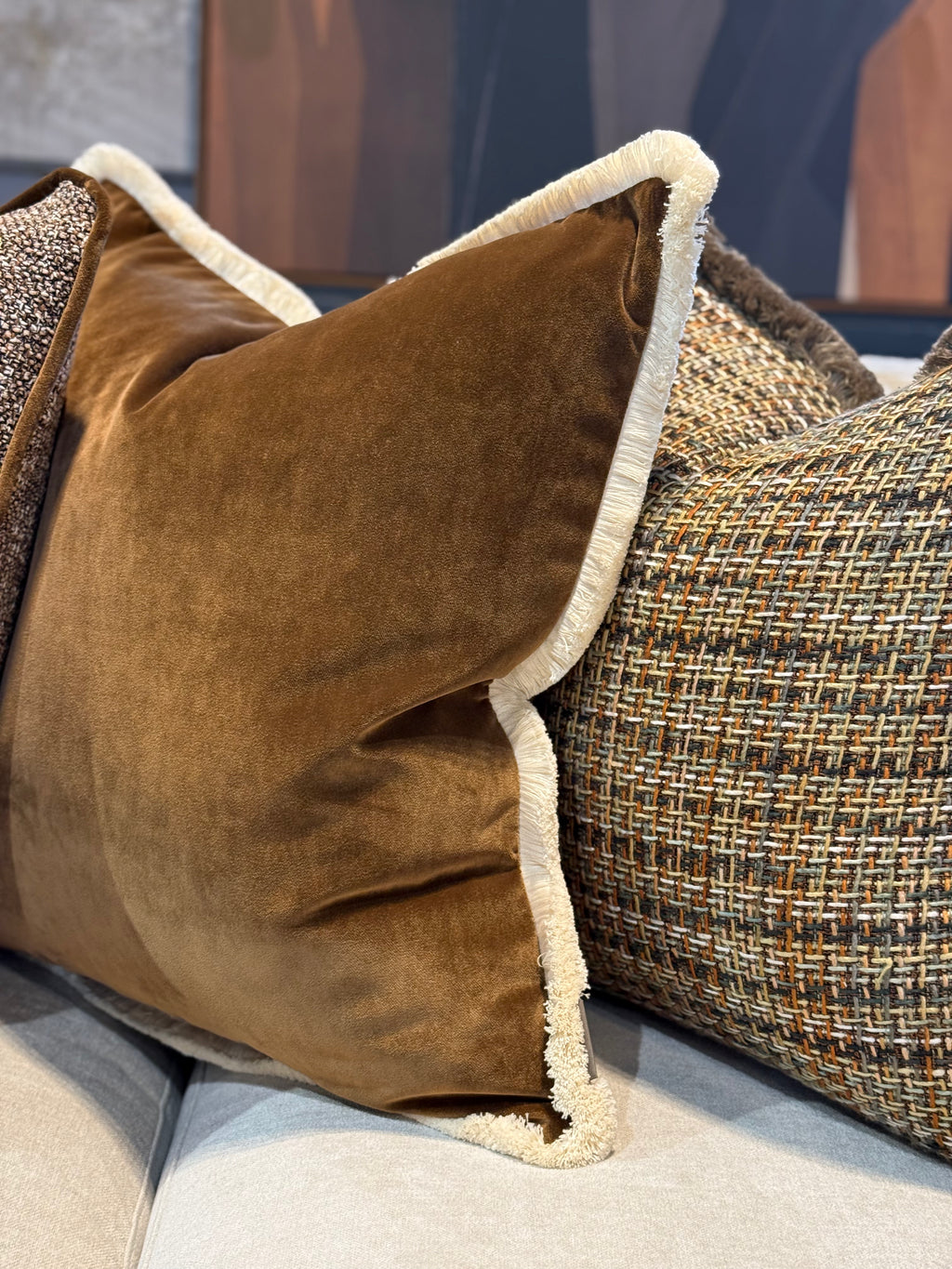 Limited Edition 'Faveur Rust' Sofa Cushion Set