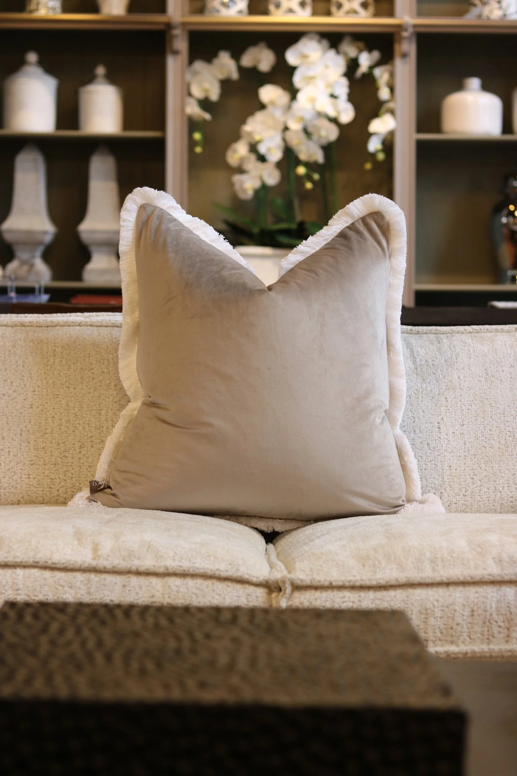 Mole Flat Velvet Cushion