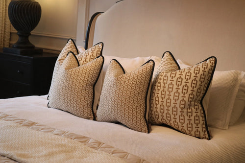 Andrew Martin 'Monte Tan' Cushion Set