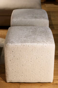 Velvet Bespoke Cube Footstool