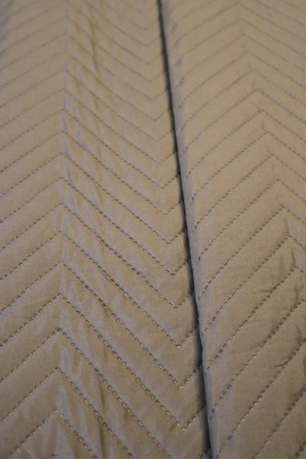 Chevron Taupe King Bedspread