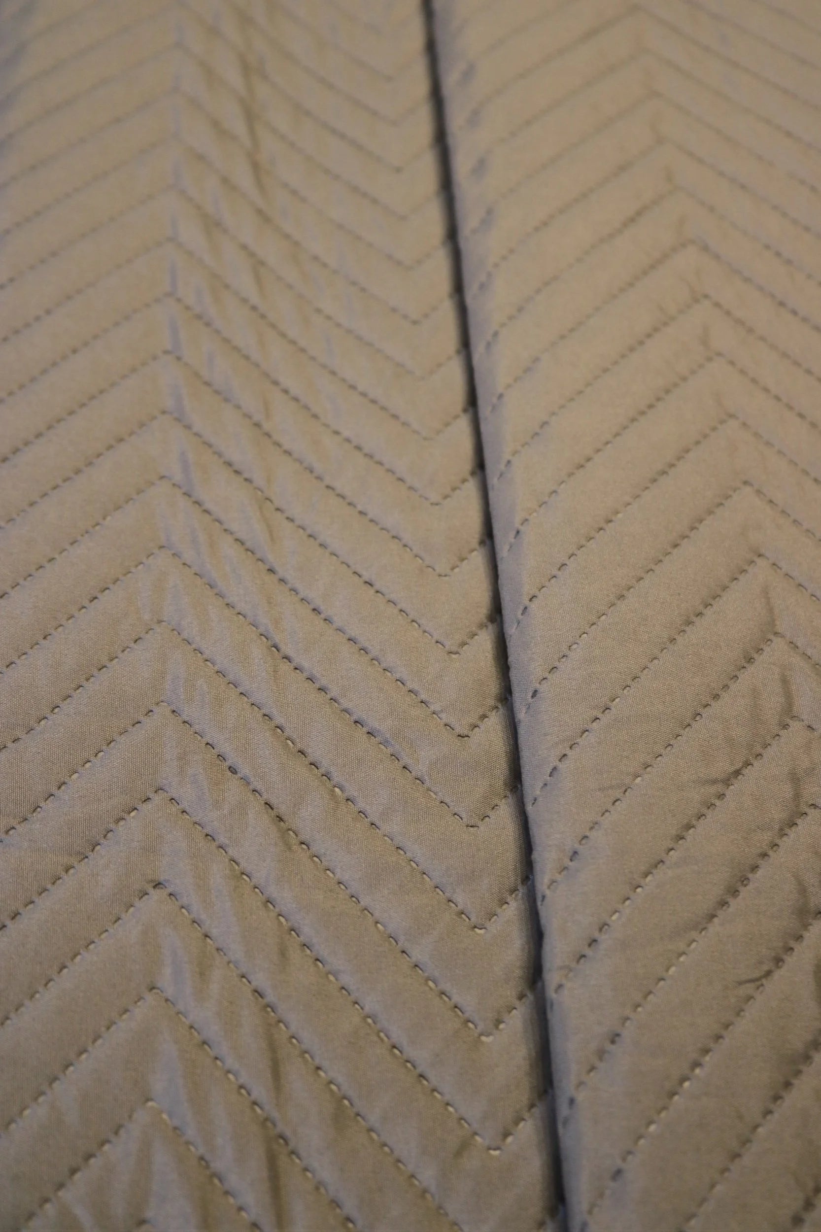 Chevron Taupe King Bedspread