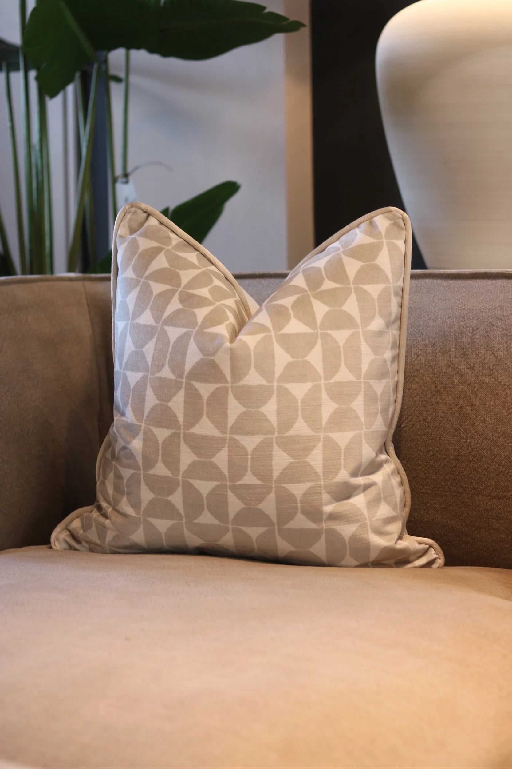 Andrew Martin 'Alberobello Stone' Cushion