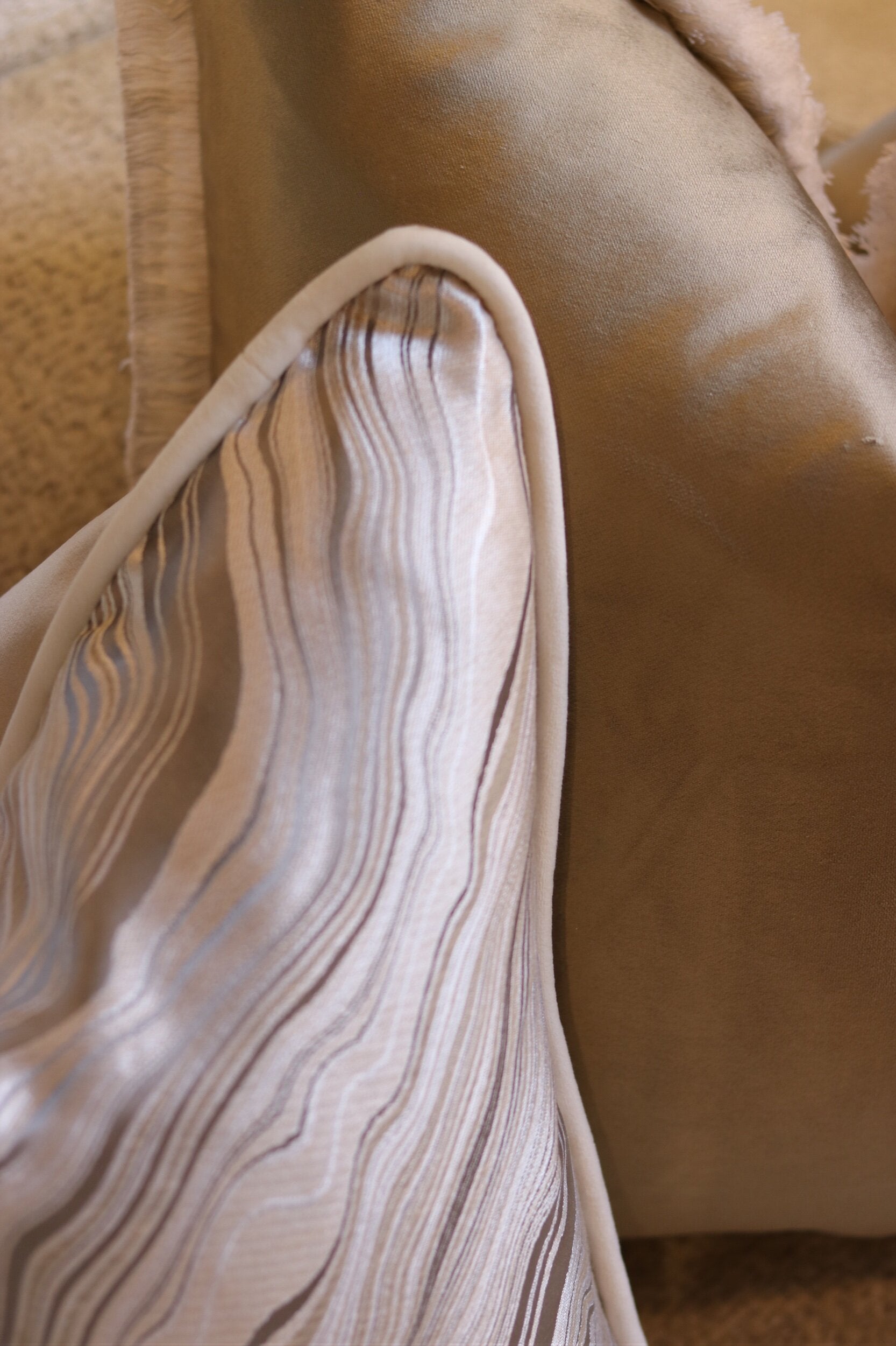 Marbelous Khaki Cushion