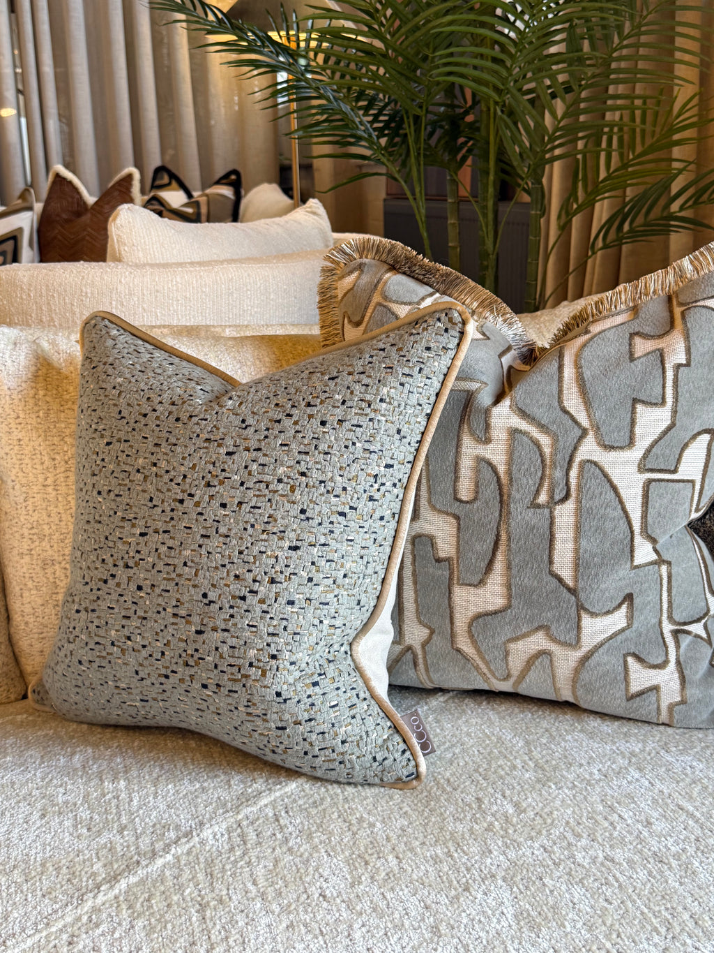 Tanira Jadeite Cushion