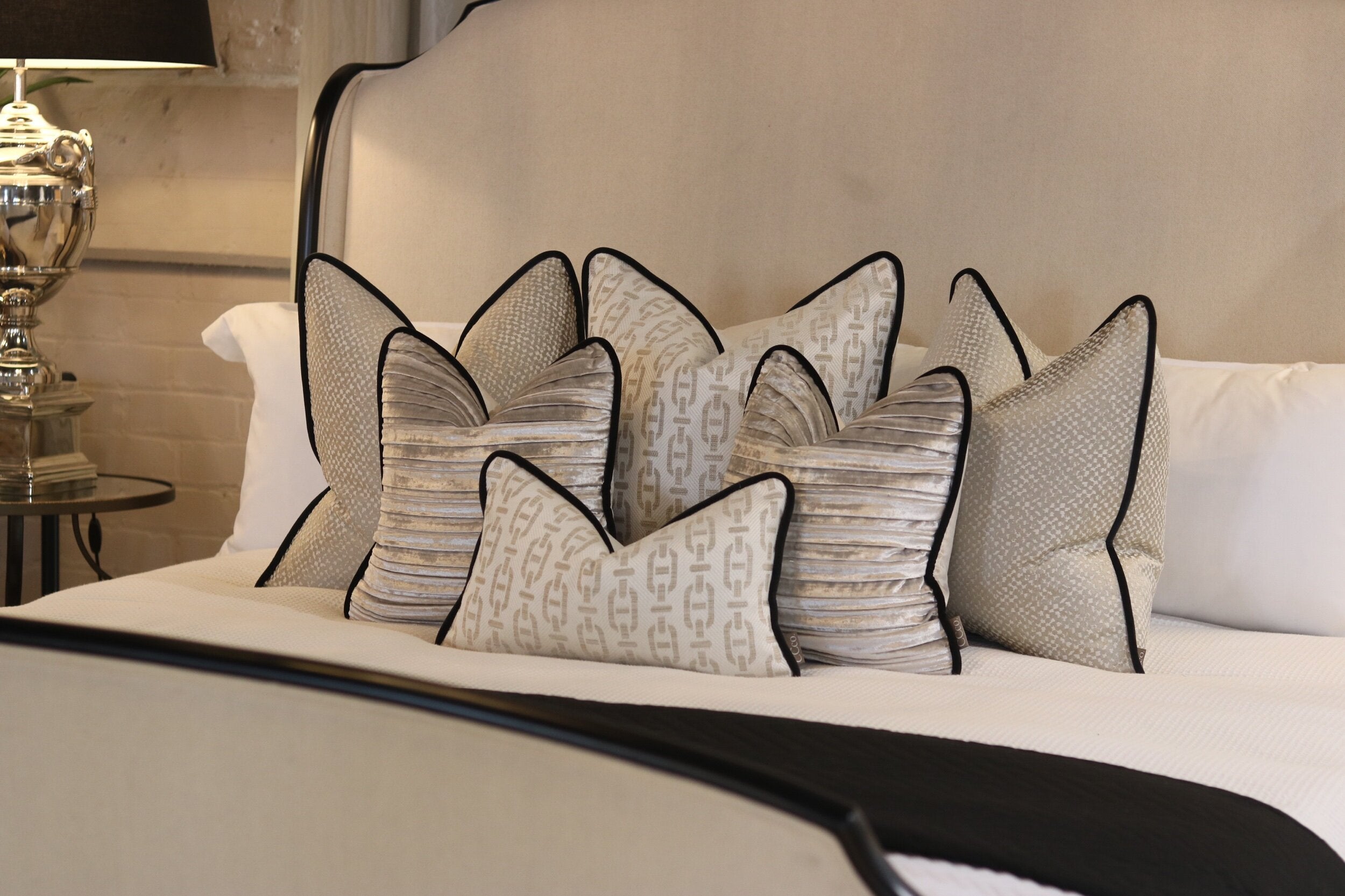 Andrew Martin 'Burlington String' Bed Cushion Set