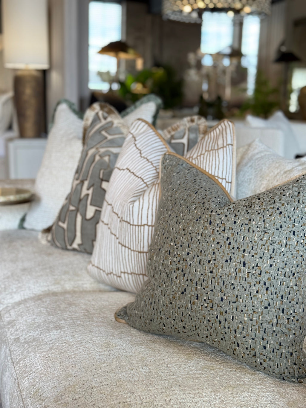 Tanira Jadeite Cushion