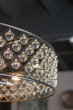 Round Glass Baubles Chandelier