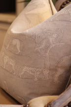 Andrew Martin 'Beige Kingdom' Cushion
