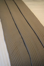 Chevron Taupe King Bedspread