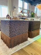 Khiva Autumn Cube Footstool