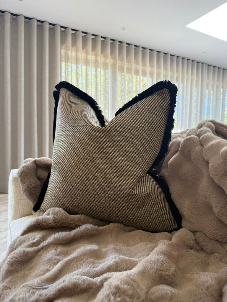 Zeo Sepia Cushion