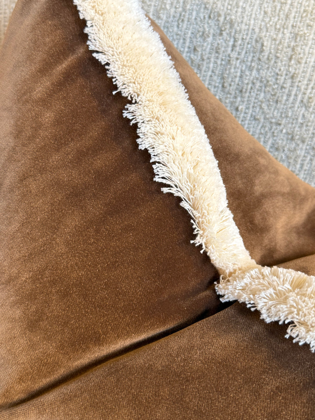 Limited Edition 'Faveur Rust' Velvet Cushion