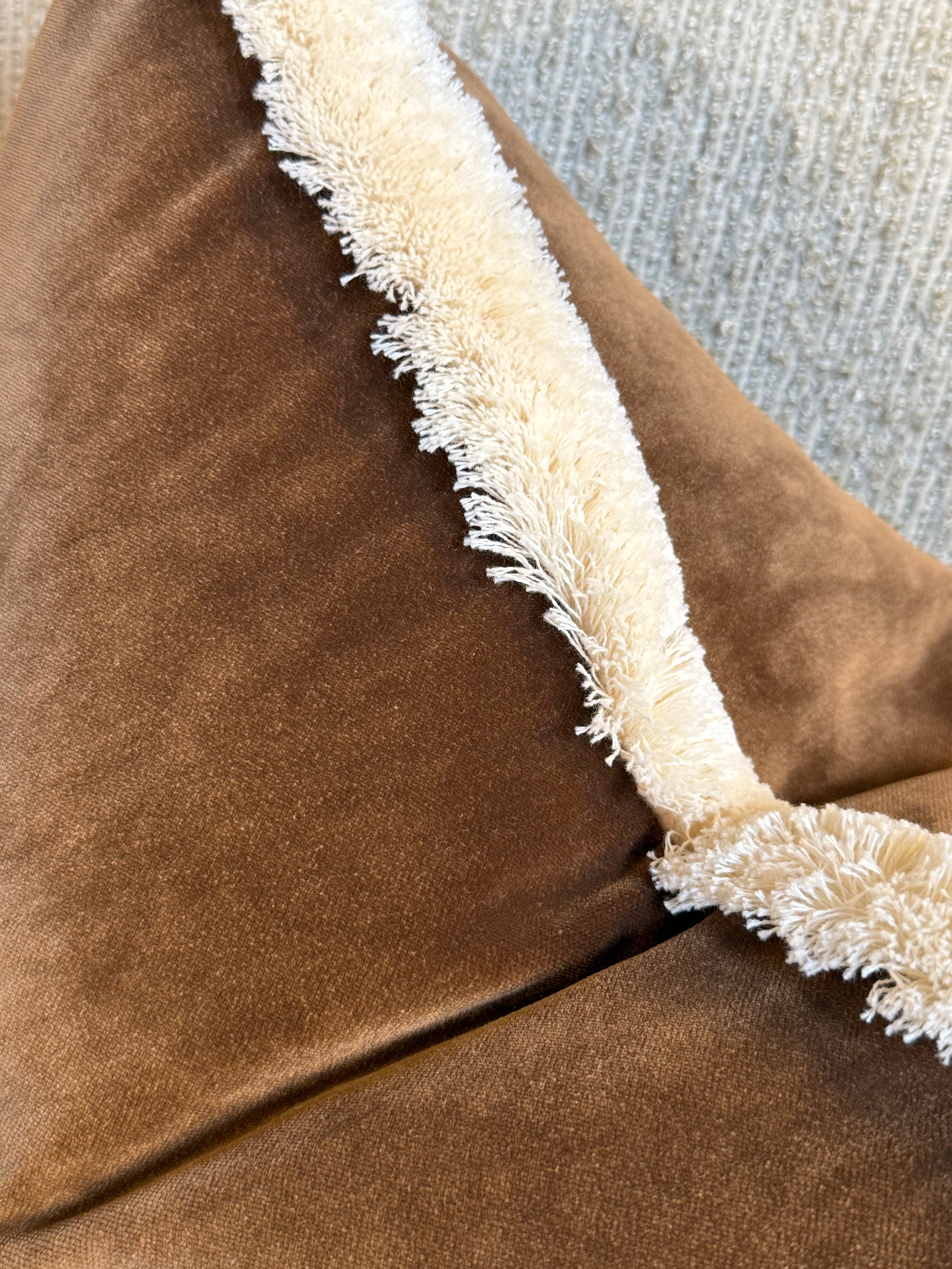 Limited Edition 'Faveur Rust' Velvet Cushion