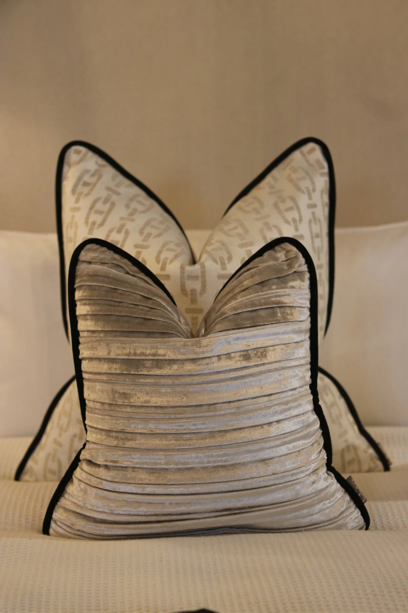 Andrew Martin 'Burlington String' Bed Cushion Set