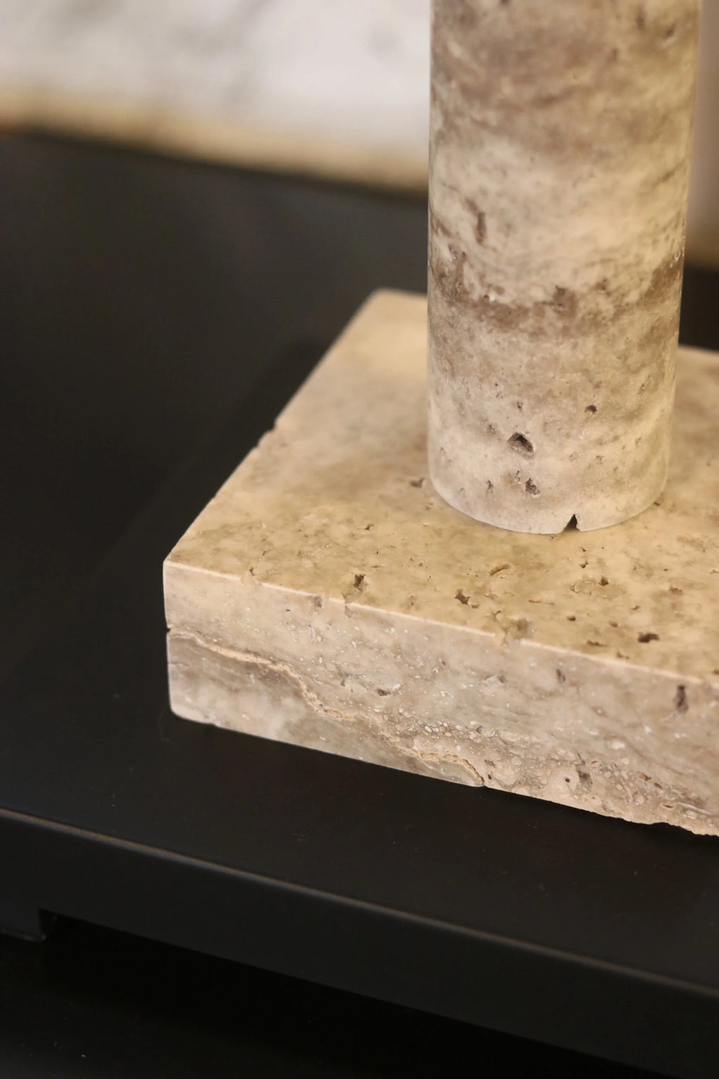 Black Marble Table Lamp