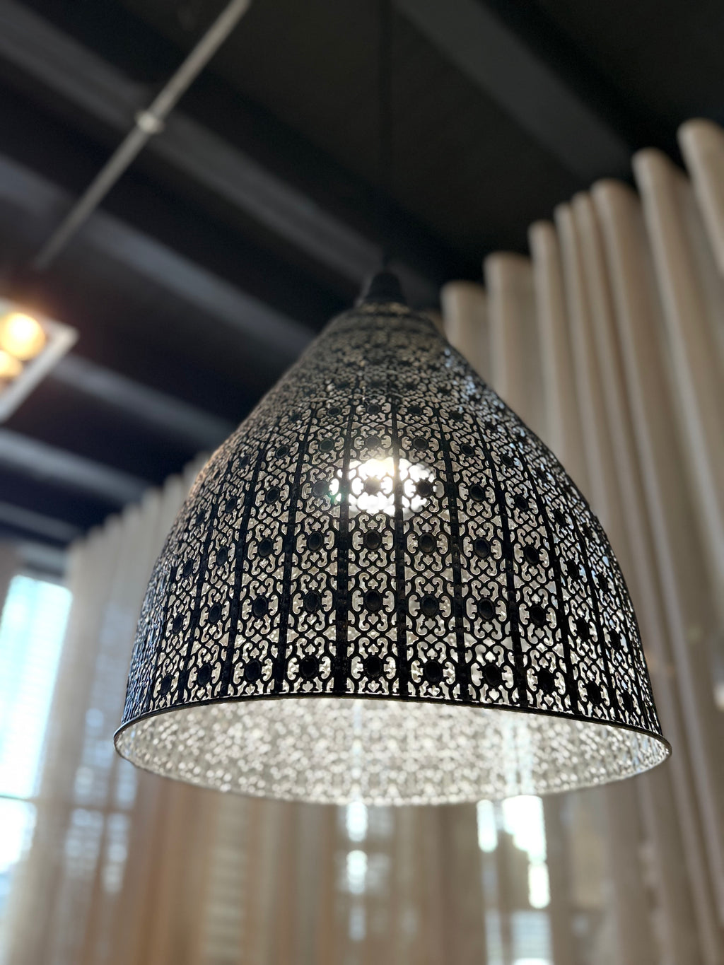 Ex-Display Pair of Moroccan Ceiling Lights