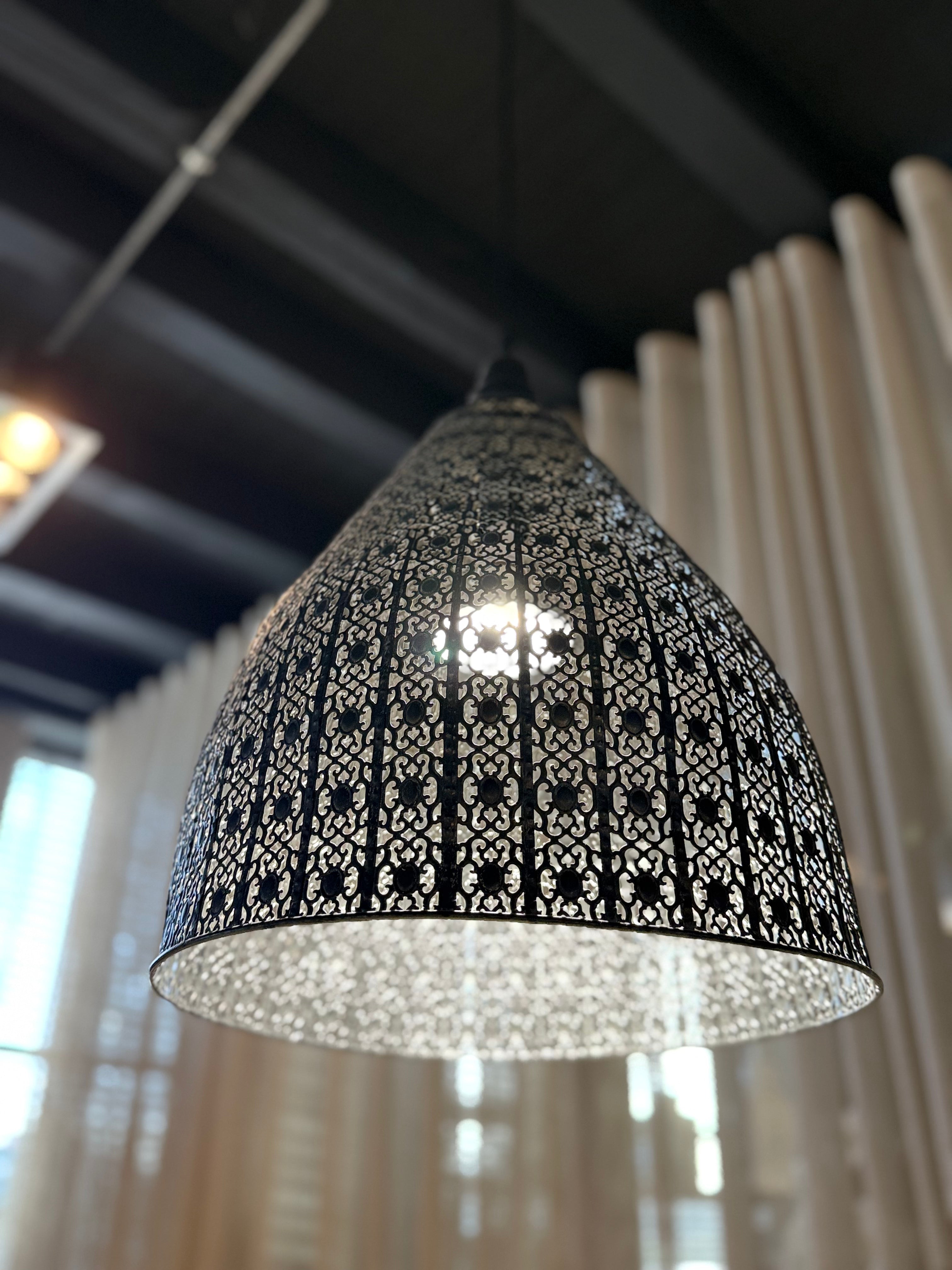 Ex-Display Pair of Moroccan Ceiling Lights