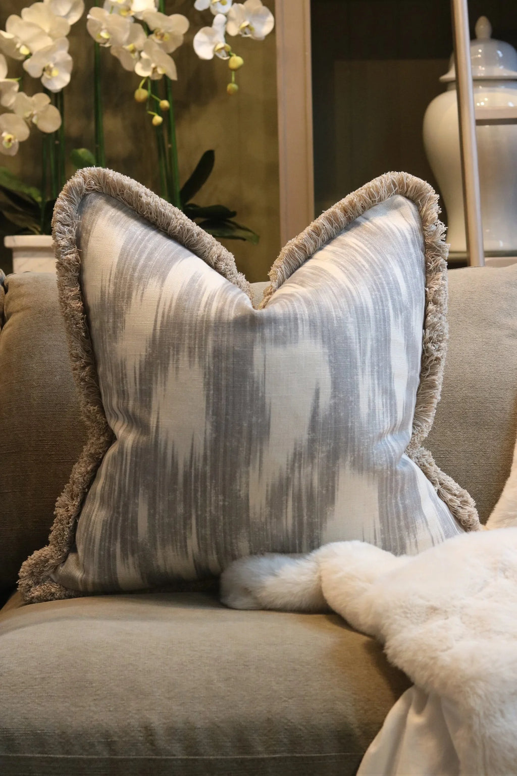 Andrew Martin 'Apulia Storm' Cushion