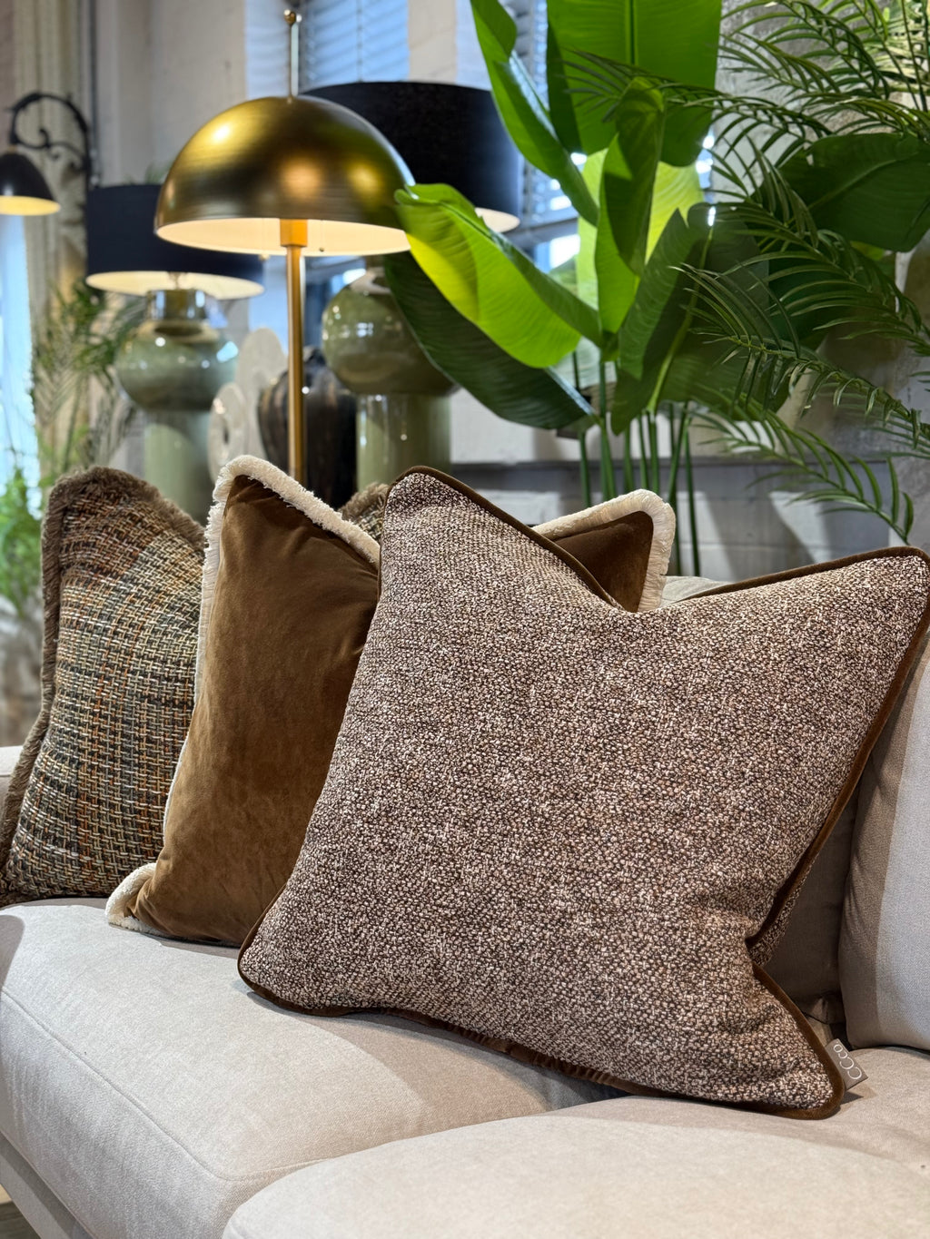 Limited Edition 'Faveur Rust' Sofa Cushion Set
