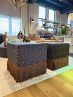 Khiva Autumn Cube Footstool