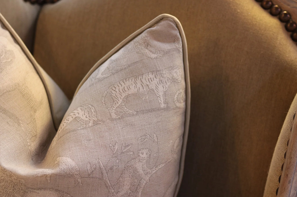 Andrew Martin 'Beige Kingdom' Cushion