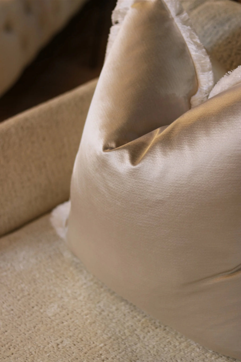 Pearl Satin Cushion
