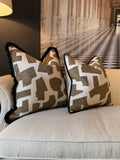 Jigsaw Tobacco Cushion