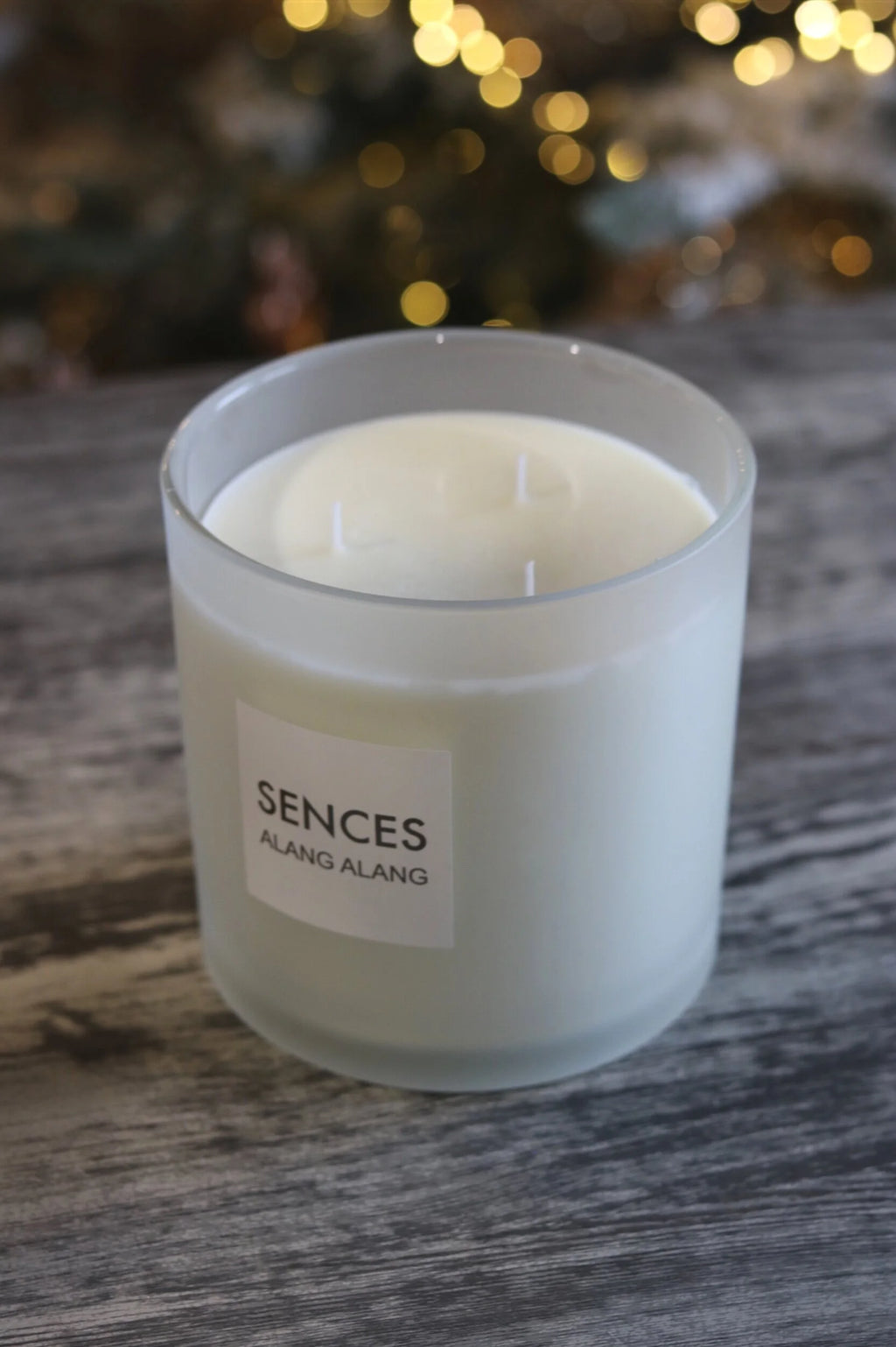 Alang Alang White 3 Wick Candle