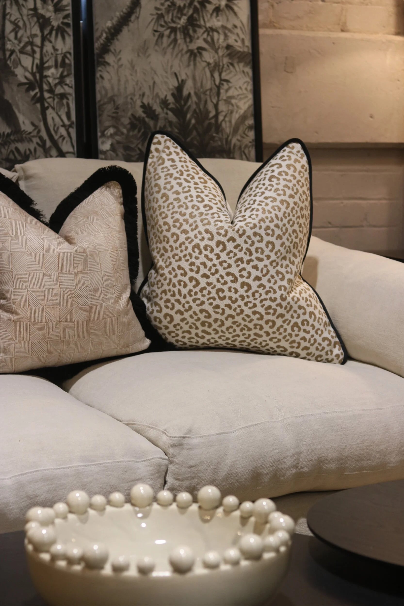Andrew Martin ‘Wild Cat Autumn' Cushion