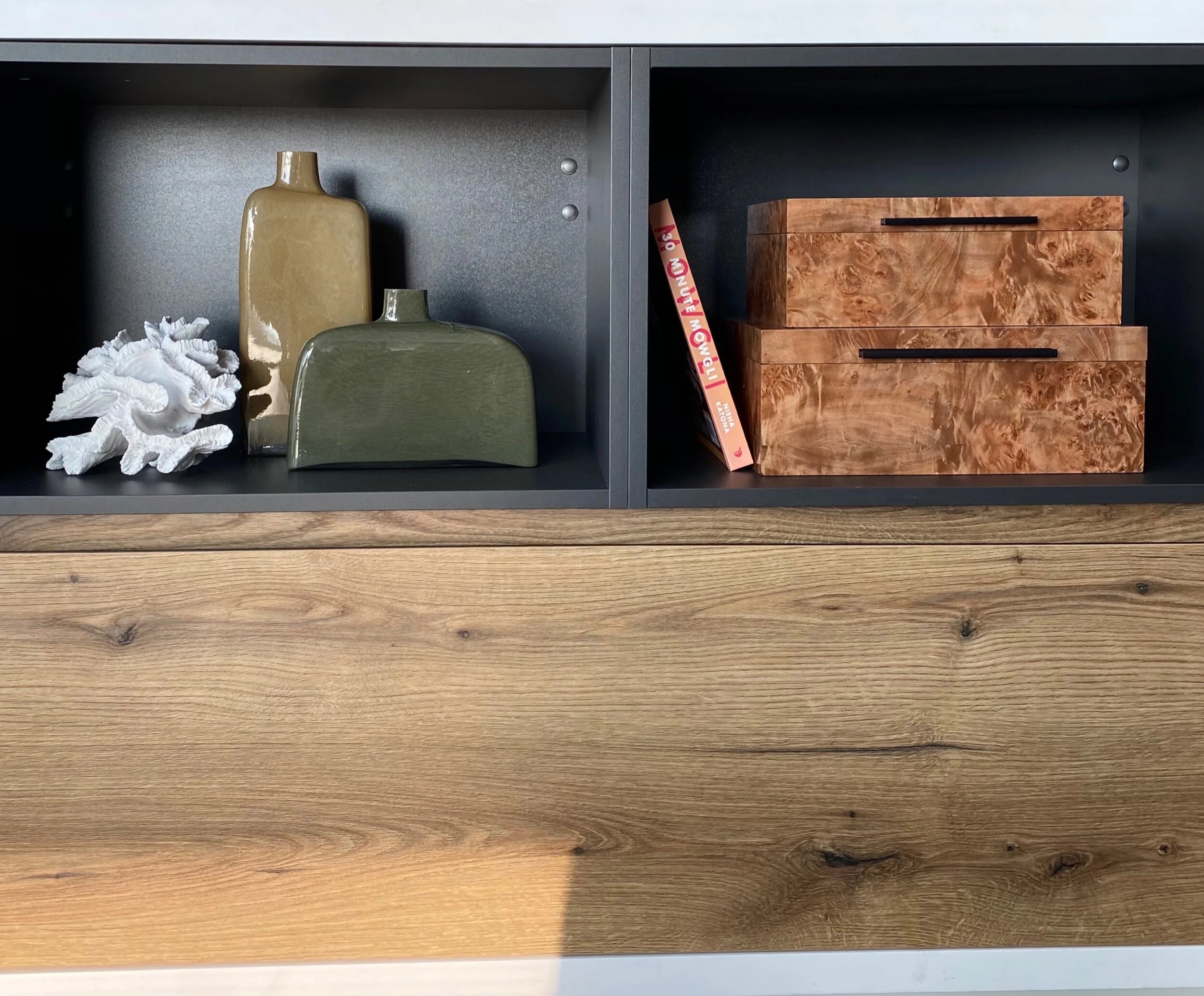 Set of 3 Marble Effect Boxes