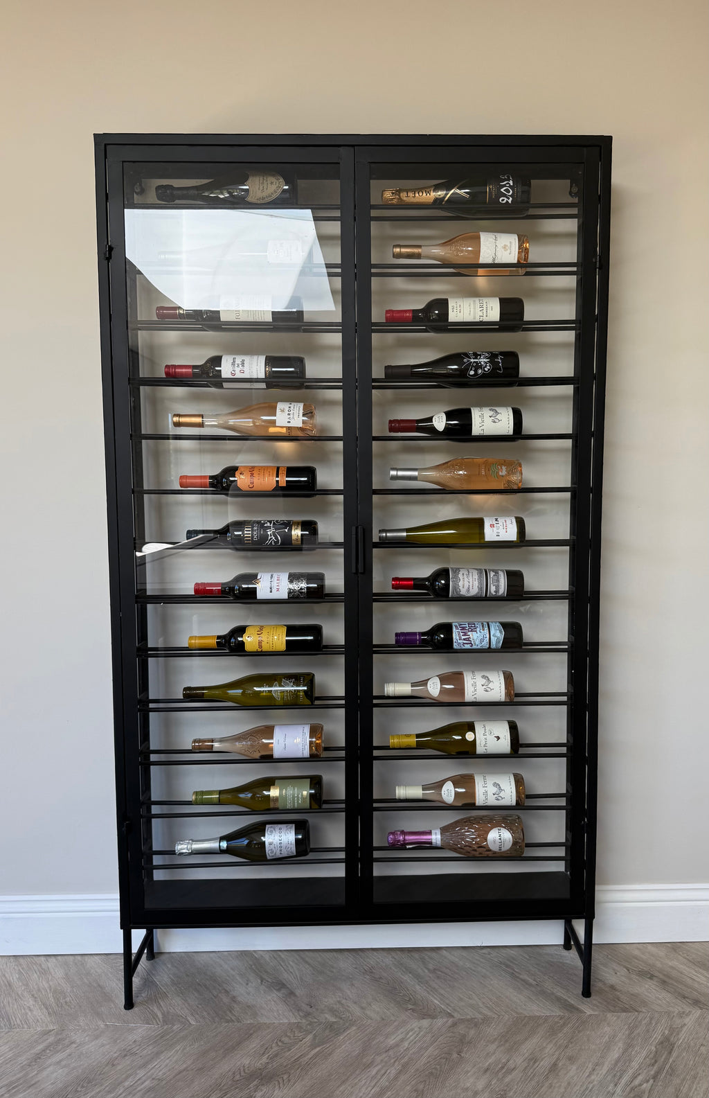 Iron Wall Wine Cabinet