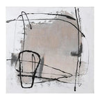 Black Ink Abstract Painting