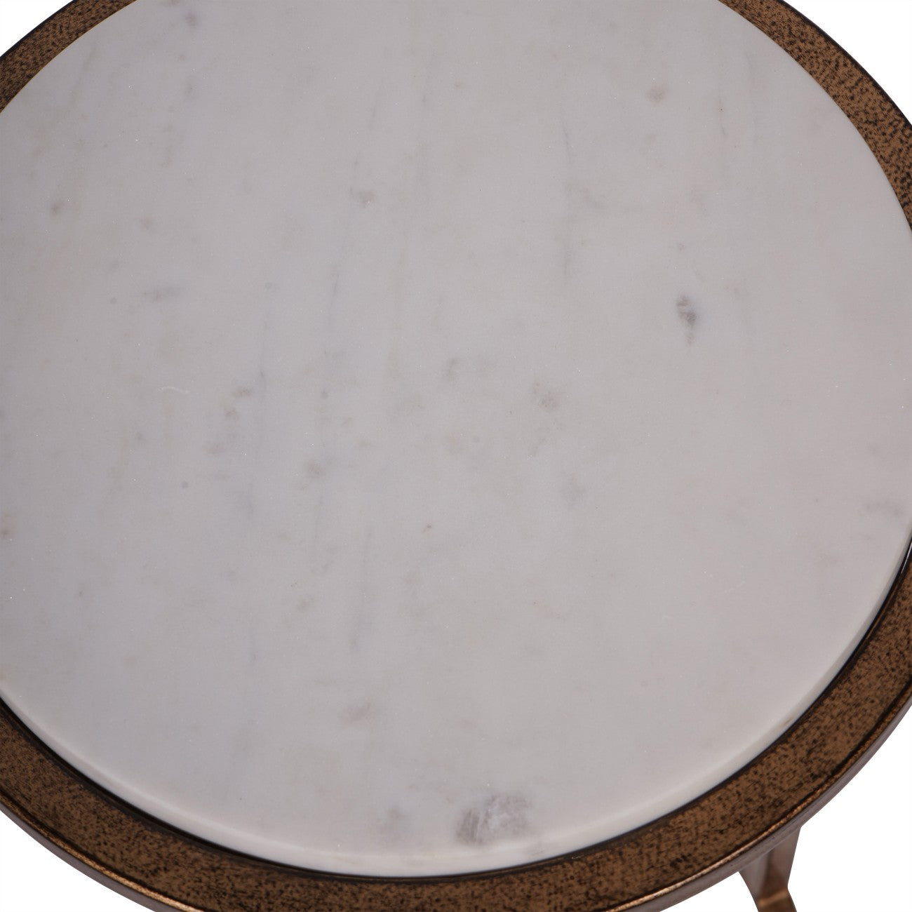 White Banswara Marble Accent Table