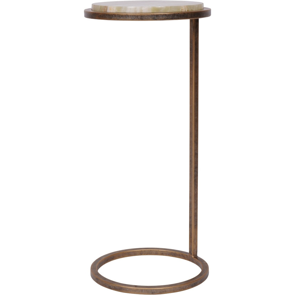 Green Onyx Marble Accent Table