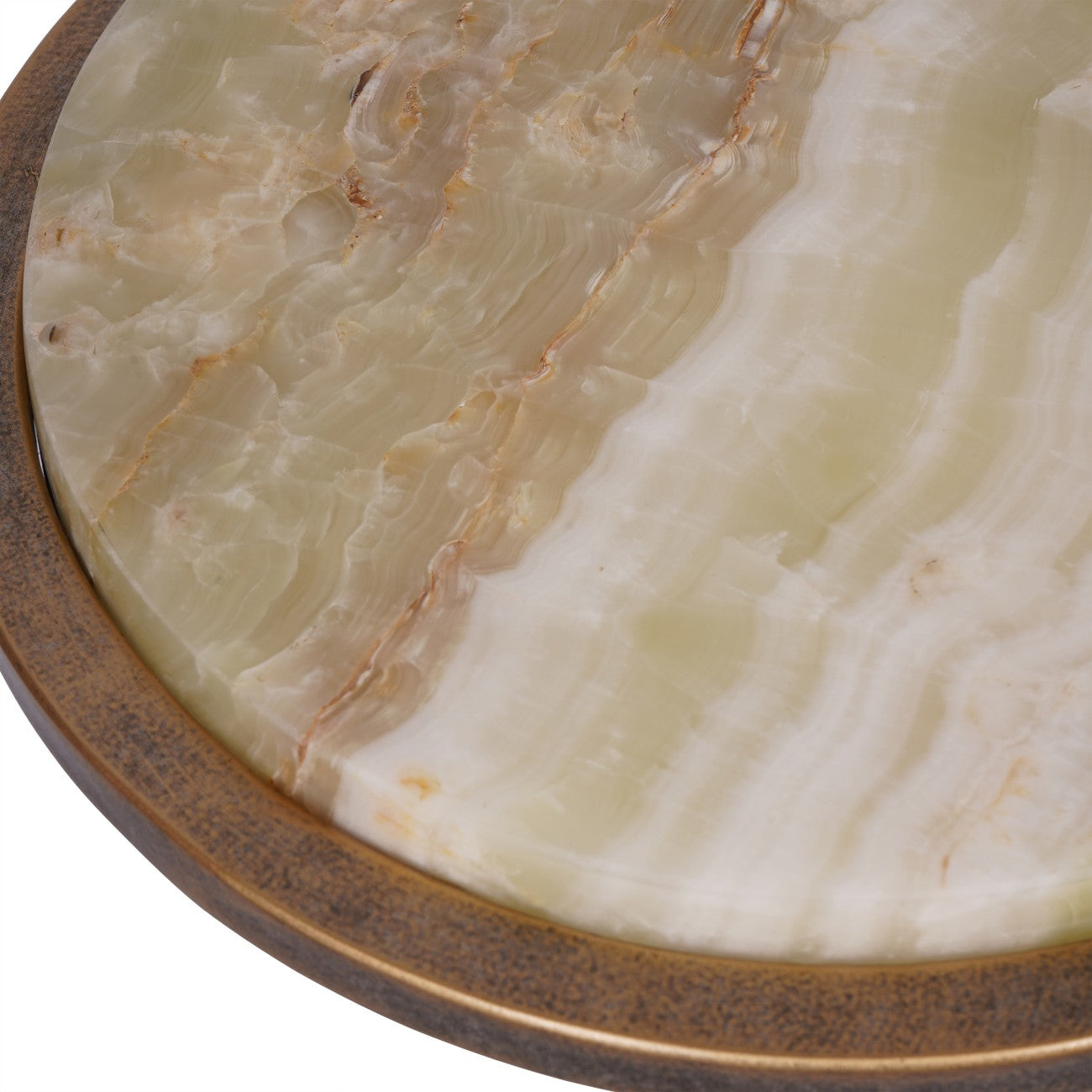 Green Onyx Marble Accent Table