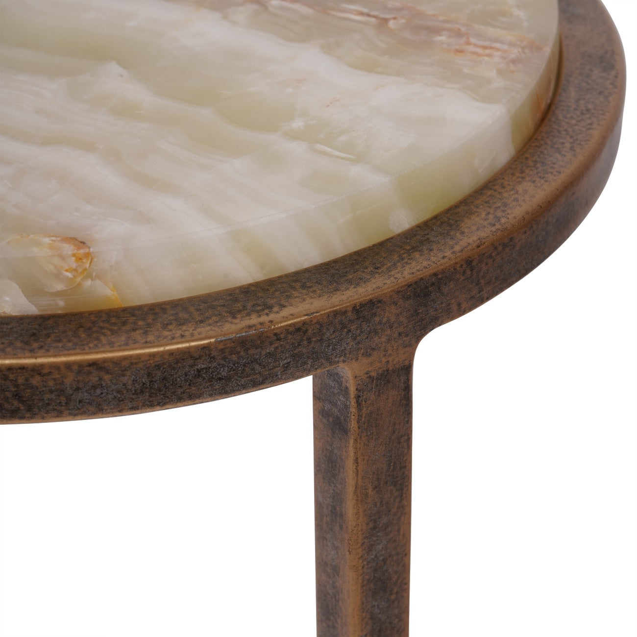 Green Onyx Marble Accent Table