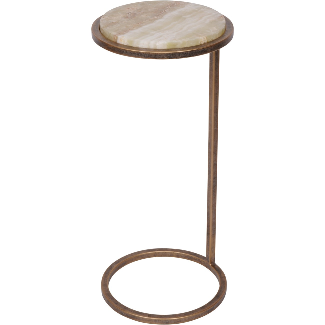 Green Onyx Marble Accent Table