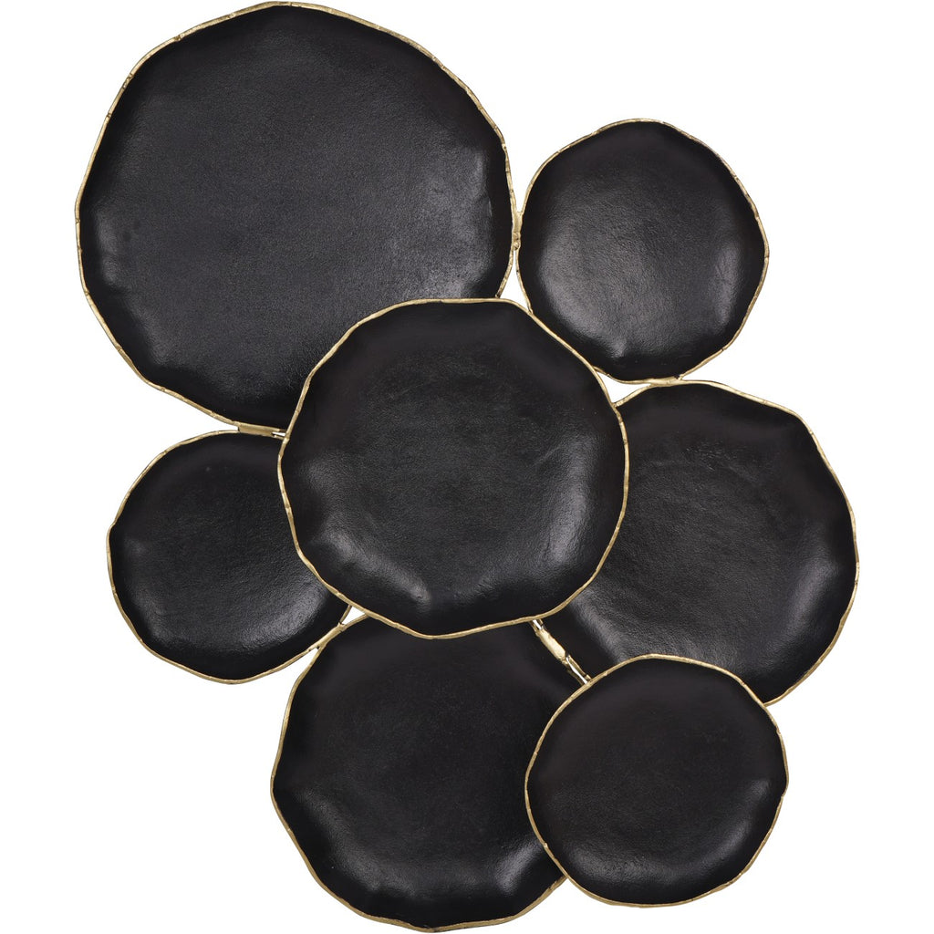 Arlow Disc Black Metal Wall Art