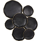 Arlow Disc Black Metal Wall Art