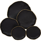 Arlow Disc Black Metal Wall Art