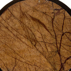 Brown Marble Accent Table