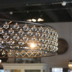 Round Glass Baubles Chandelier