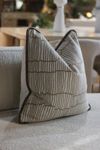 Andrew Martin 'Canale Almond' Cushion
