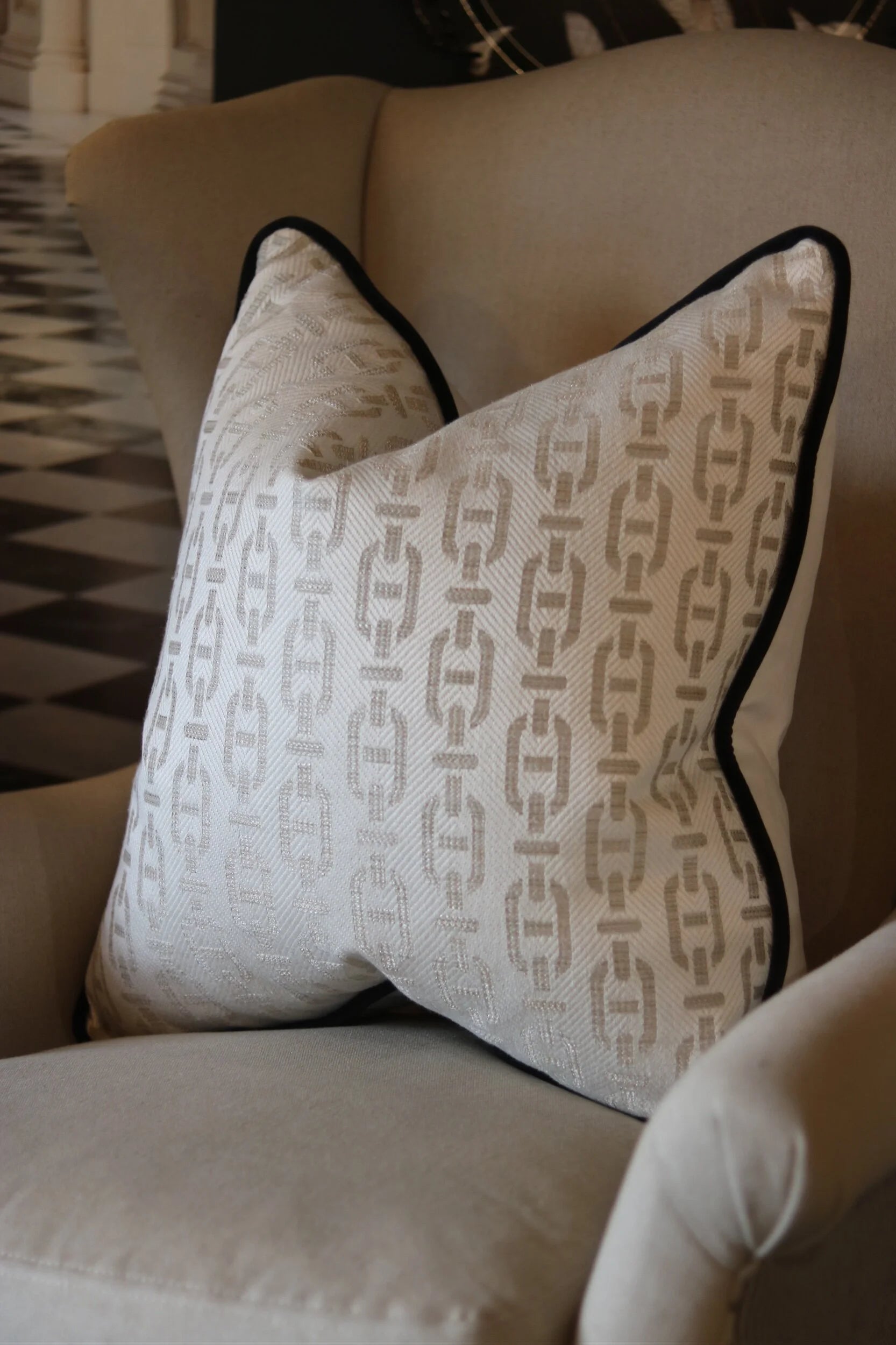 Andrew Martin 'Burlington String' Cushion