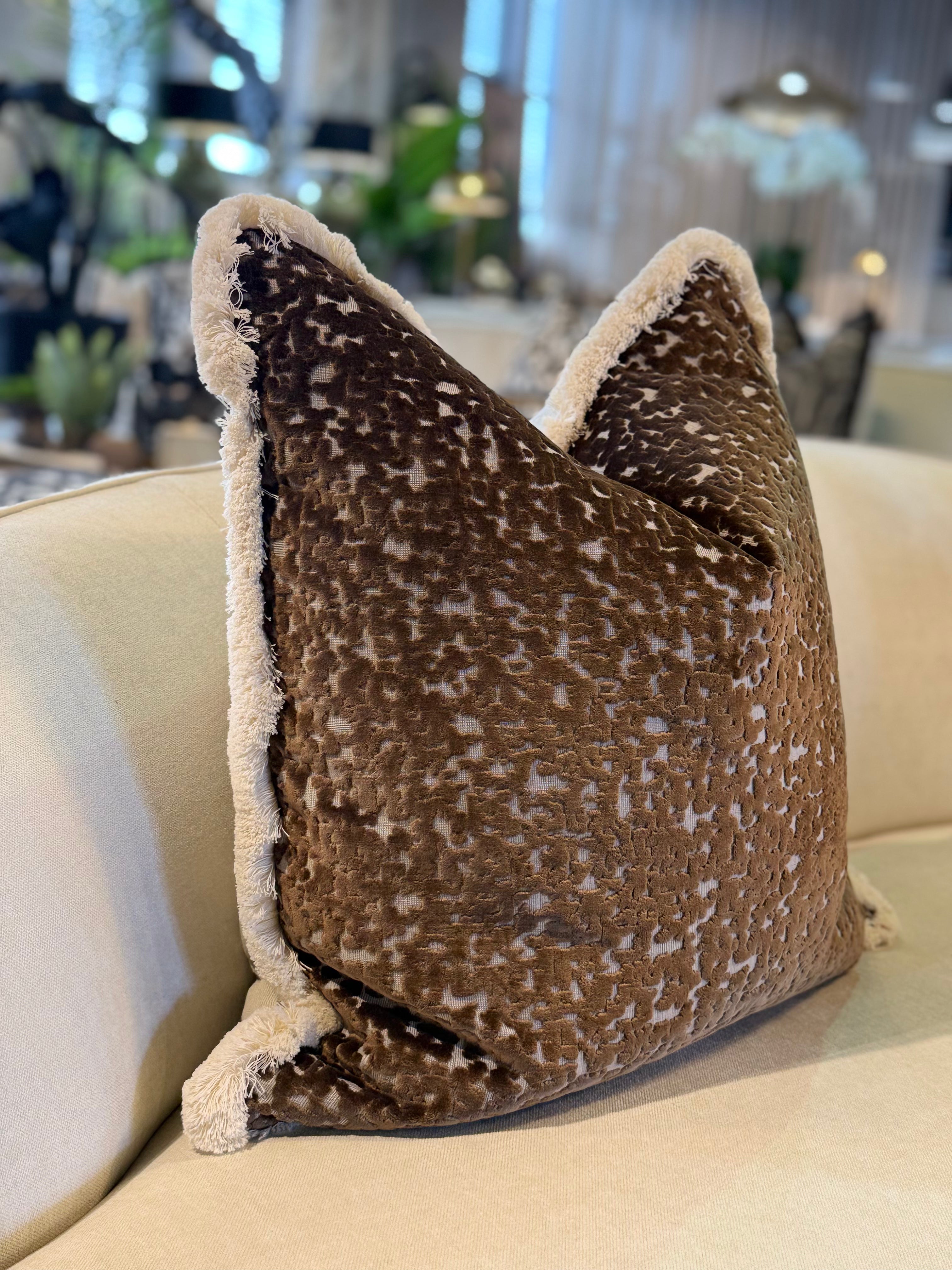 Izzy Walnut Cushion