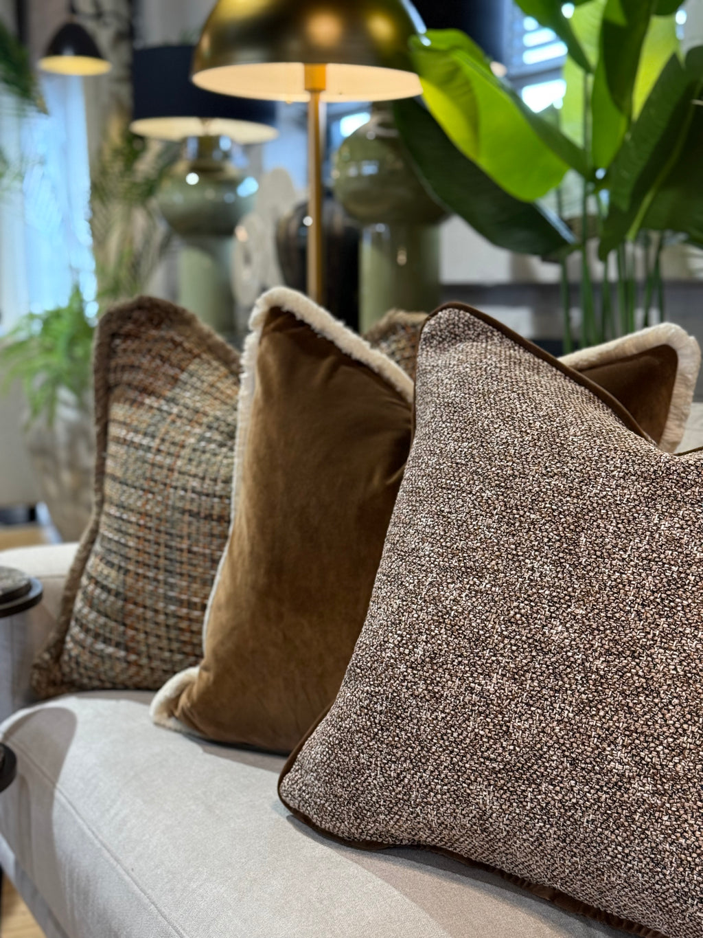 Limited Edition 'Faveur Rust' Sofa Cushion Set
