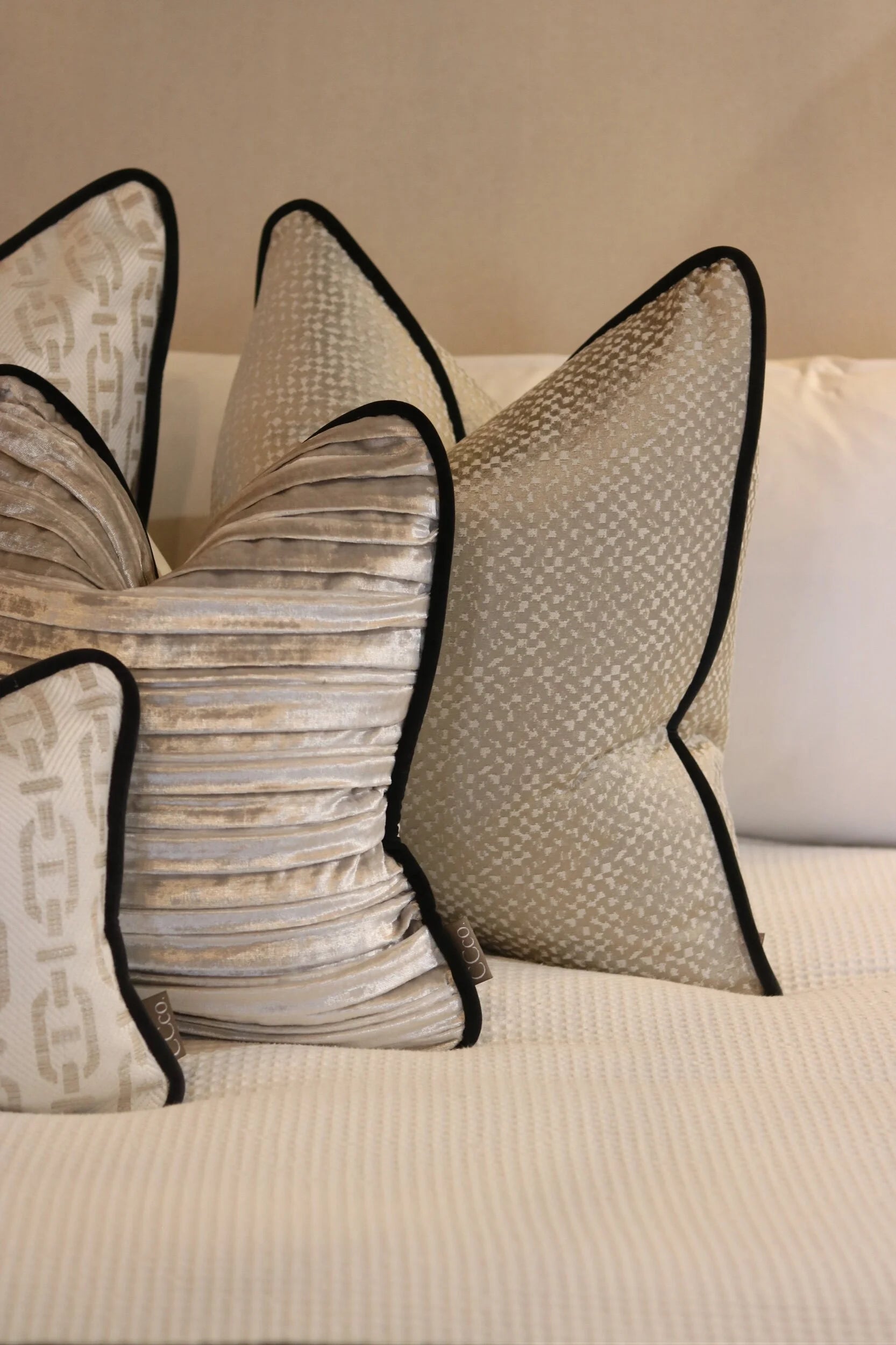Andrew Martin 'Burlington String' Bed Cushion Set