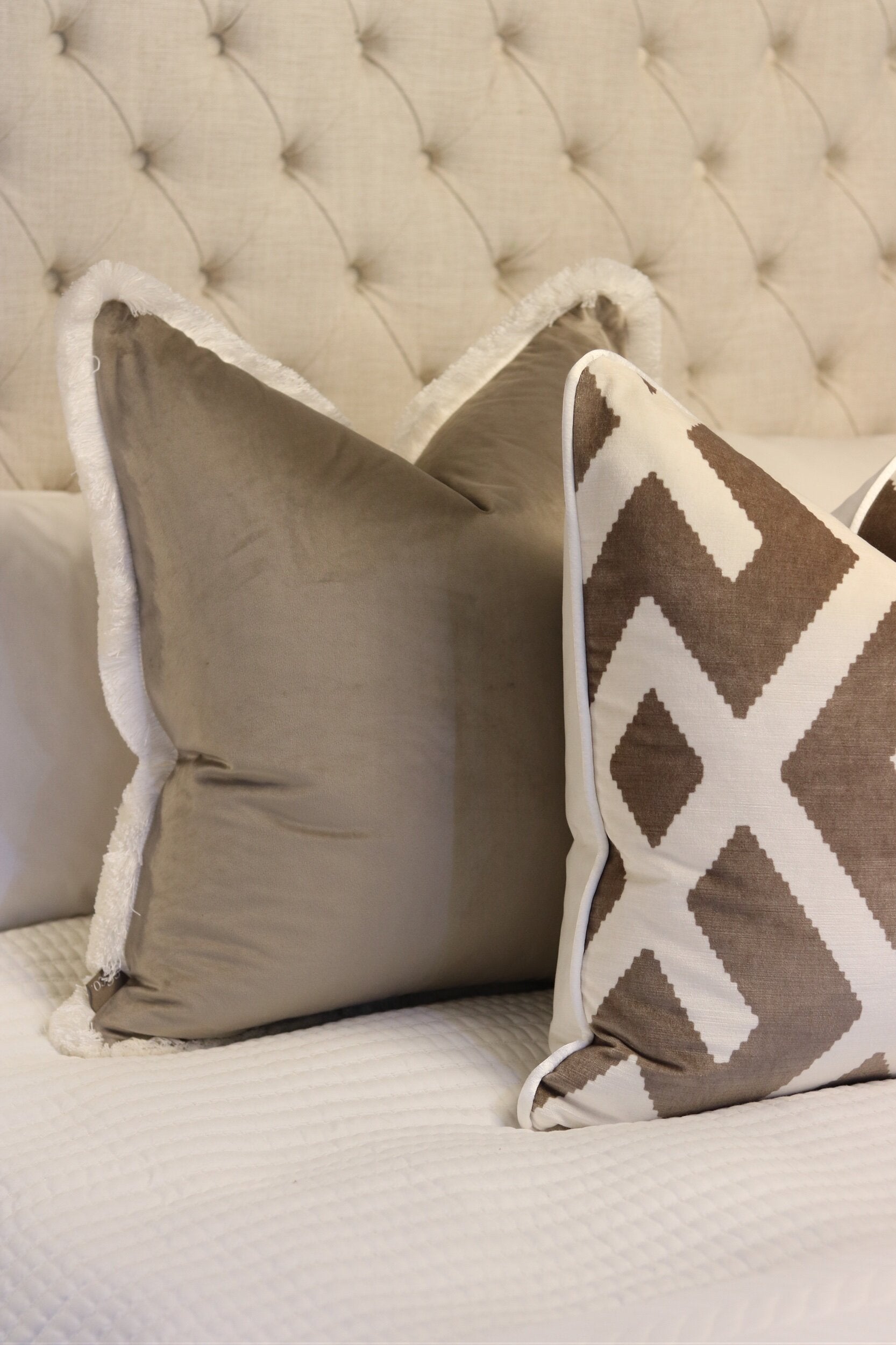 Mole Flat Velvet Cushion